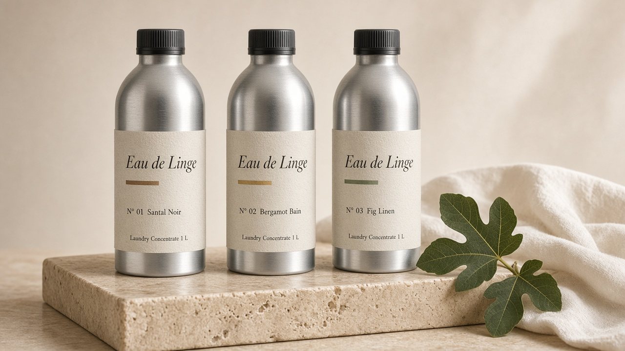 Eau de Linge lineup, AI concept render